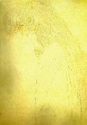 ung flicka med nedbojt huvud, Gustav Klimt
